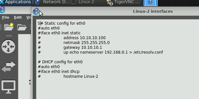 Linux2 config